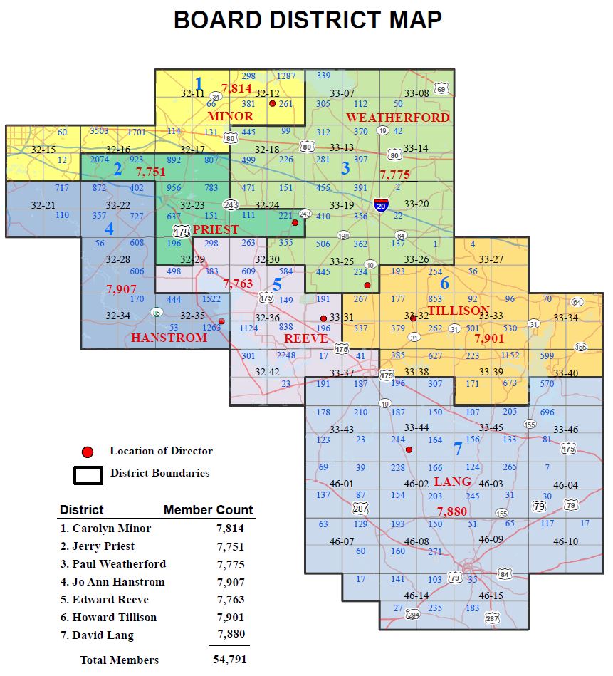 Board of Directors – Trinity Valley Electric Cooperative